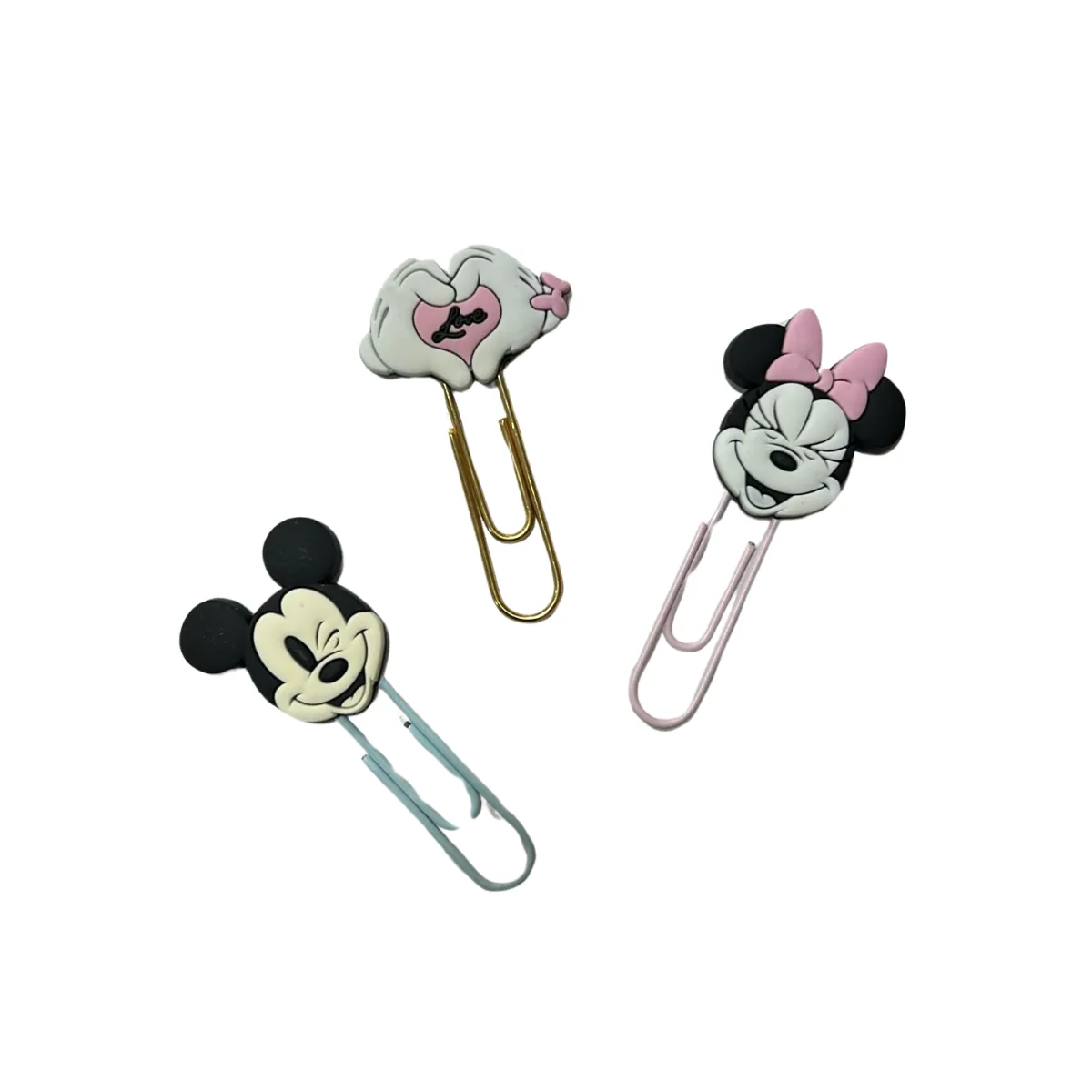Clips Metalicos x3 Minnie Mickey - Mooving