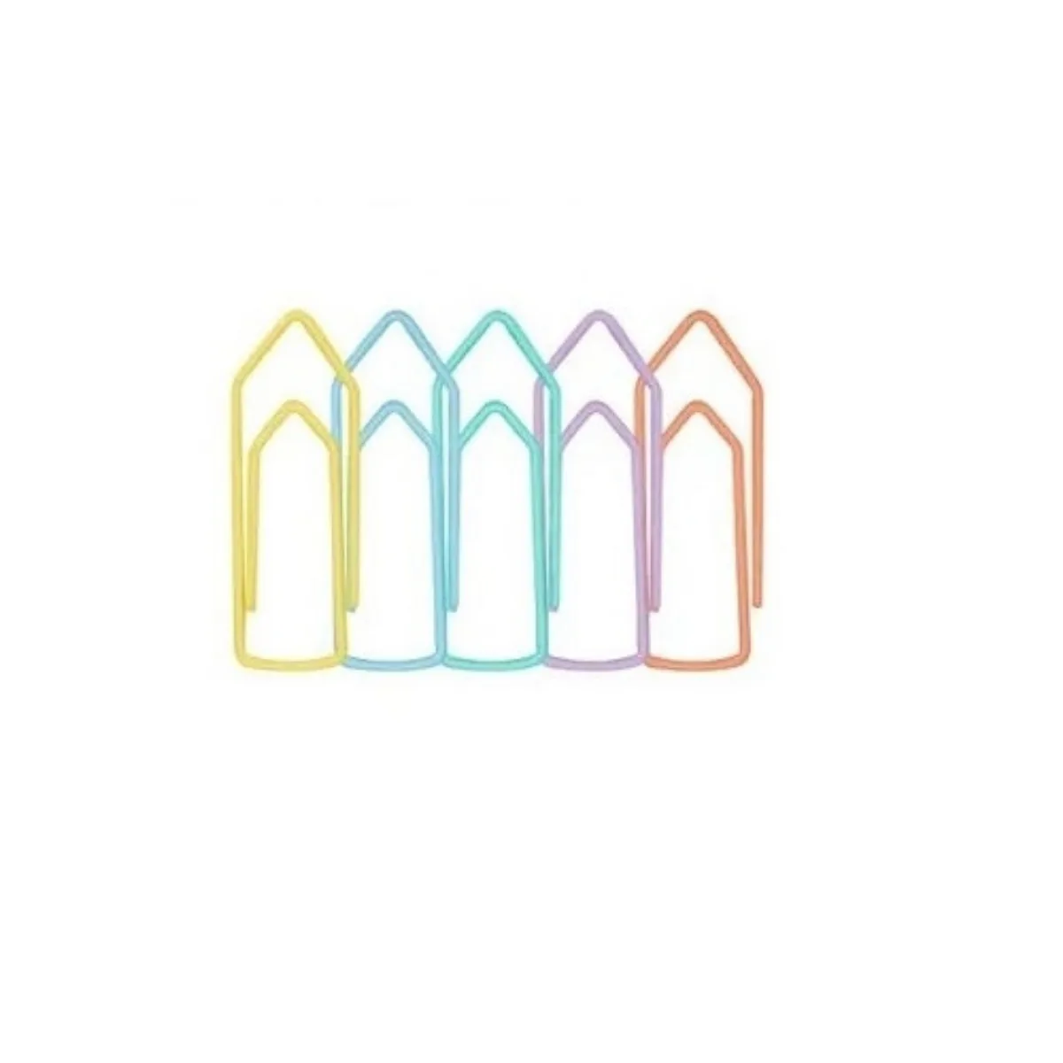 Clips Pasteles x50 - BRW