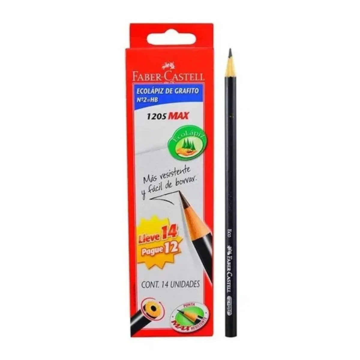Caja x14 Lapices Nº2 - Faber Castell