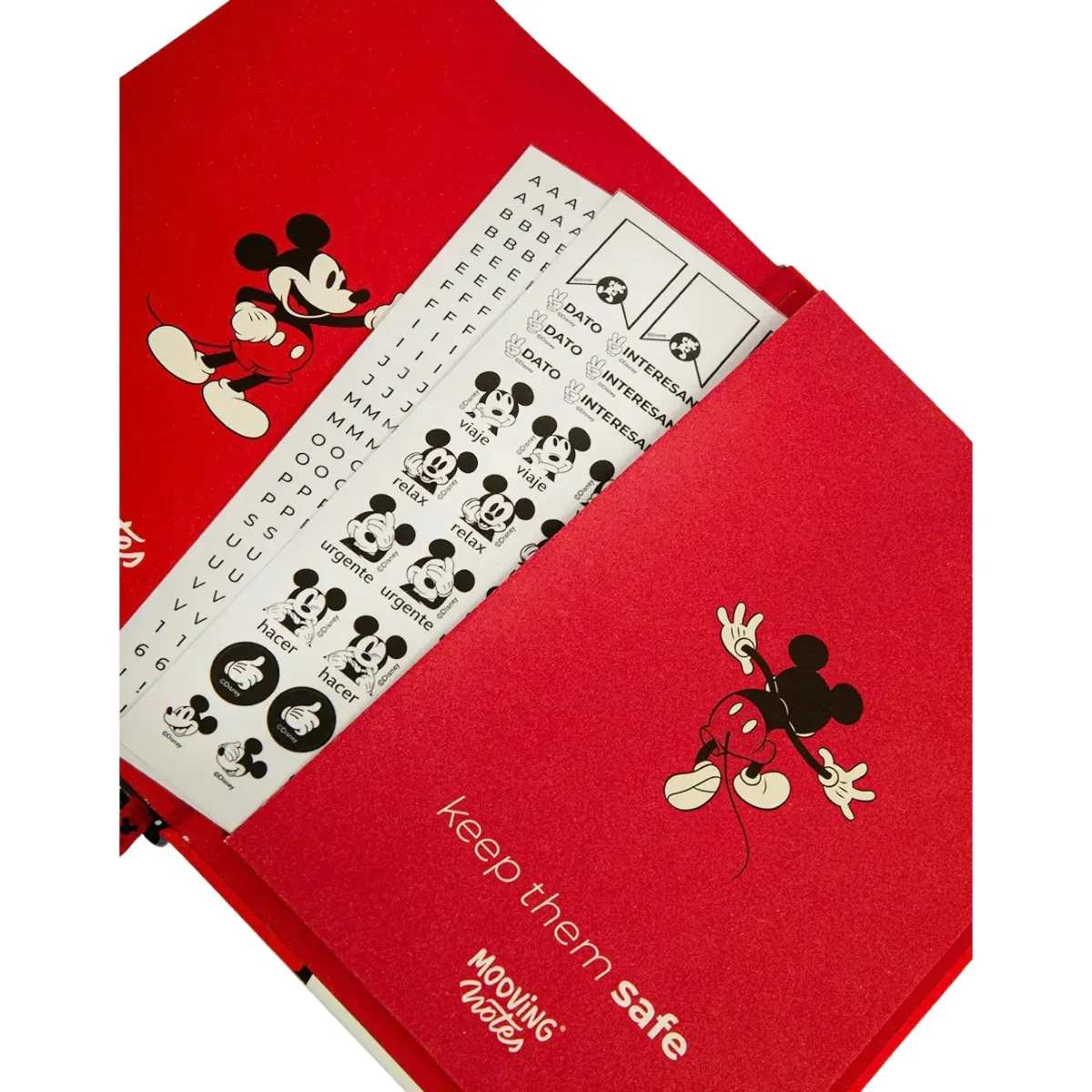 Cuaderno Mooving Mickey A5