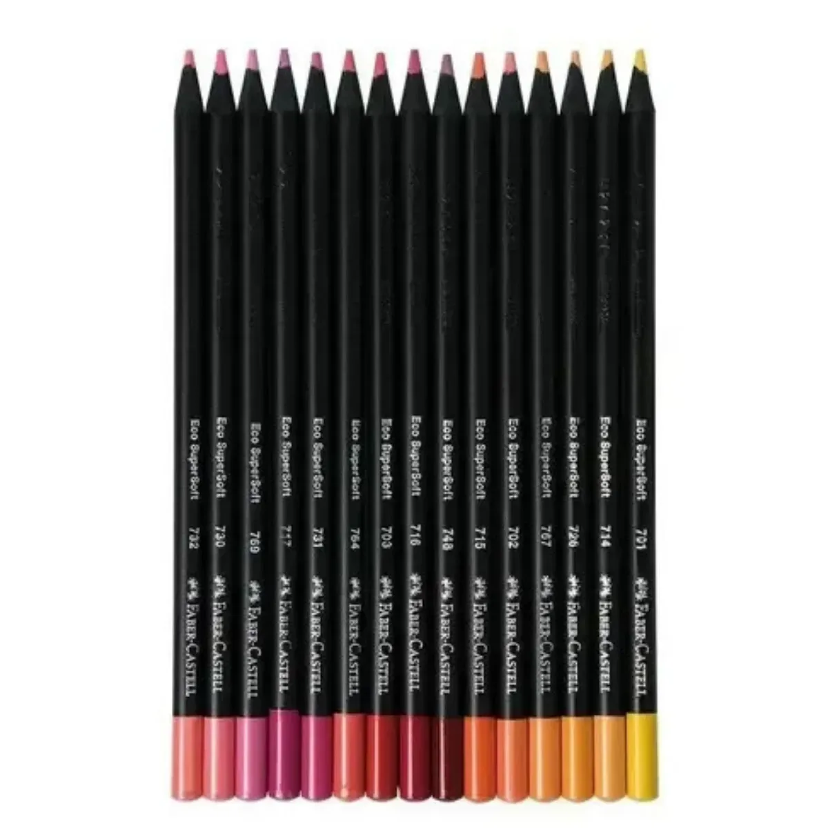 Lápices de Colores Supersoft x15 Calidos - Faber Castell