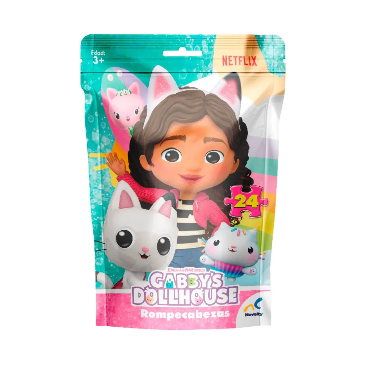 Puzzle 24 Piezas Gabby Dollhouse