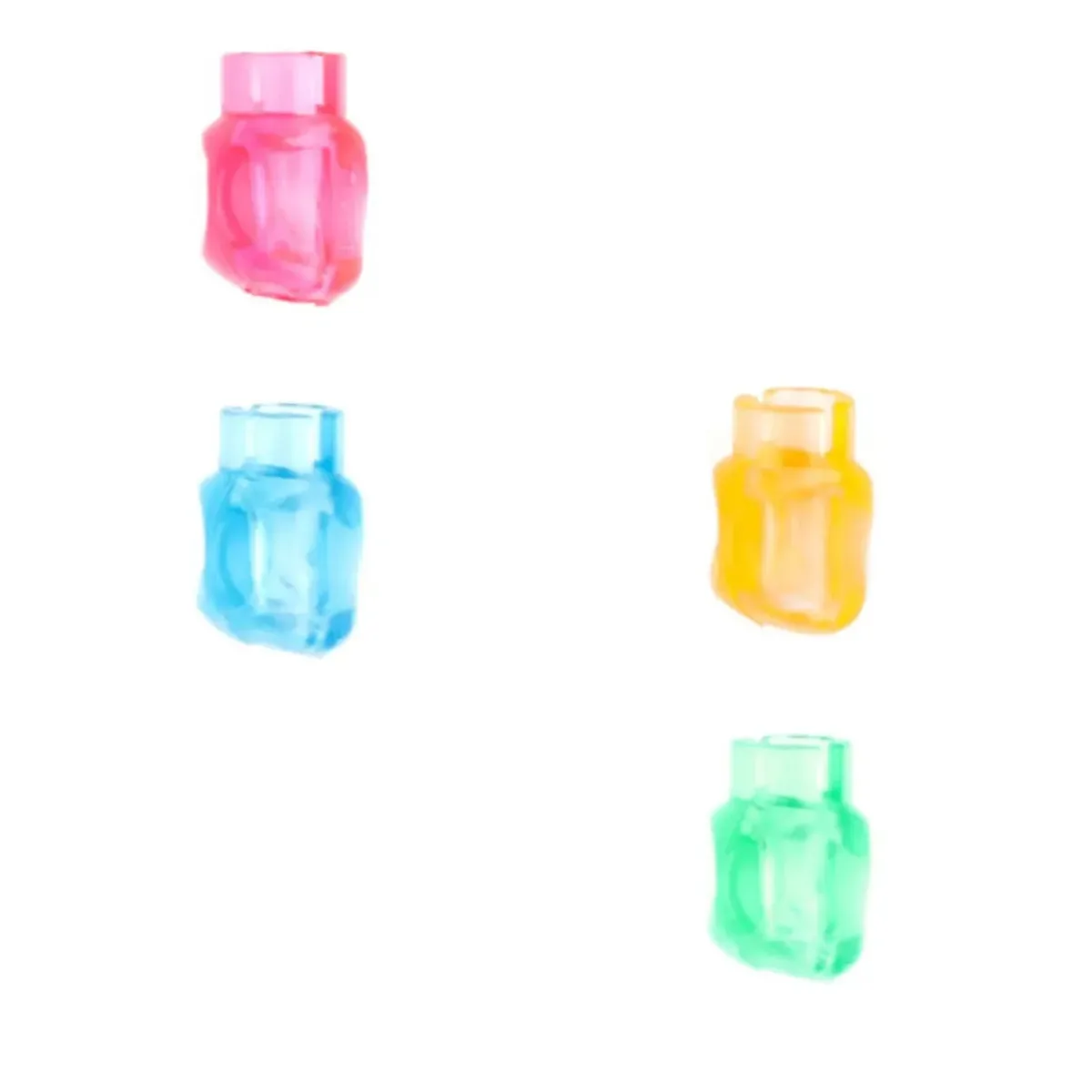Pack x6 Tutores de Silicona Triangulares para Lapiz