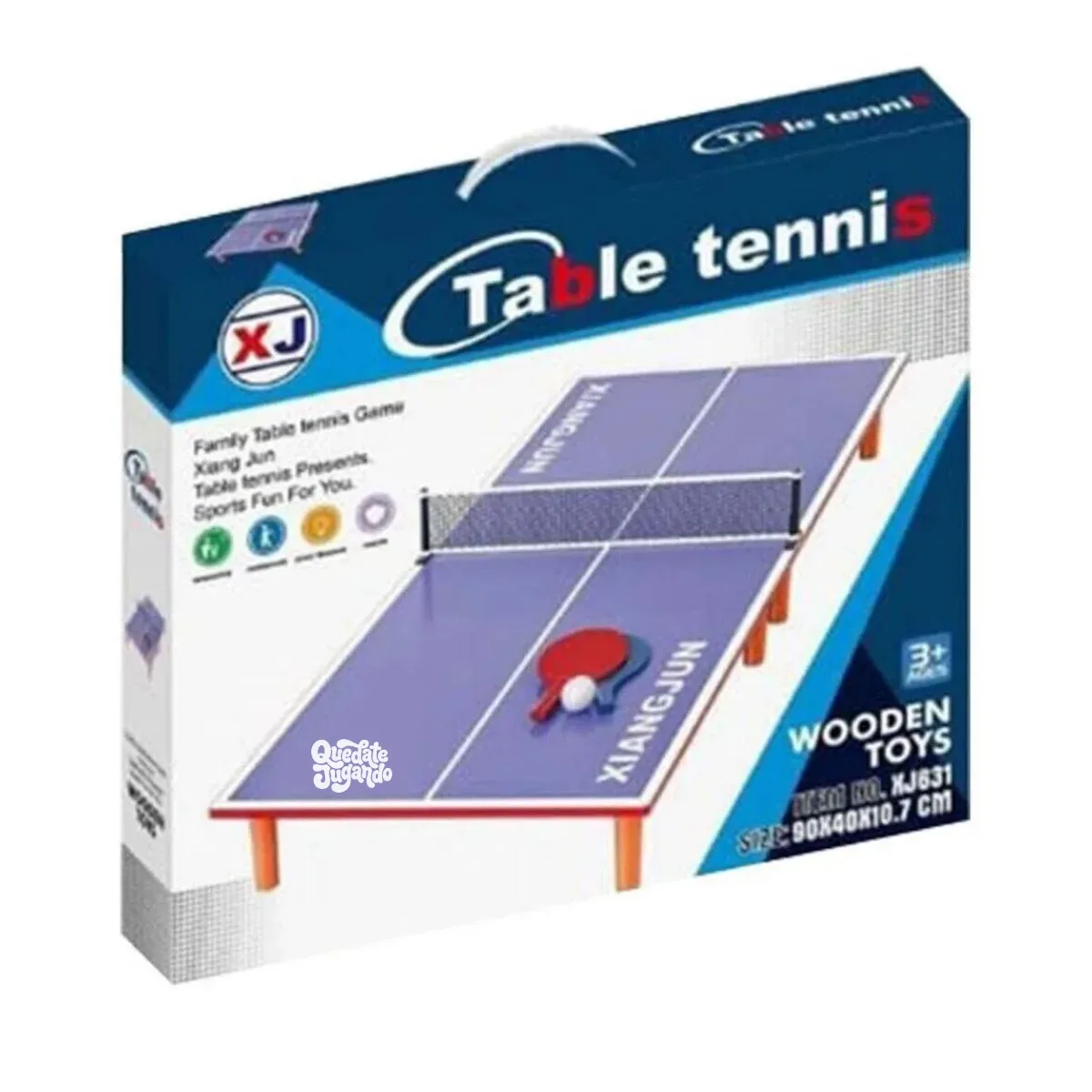 Mesa de Ping Pong con Paletas