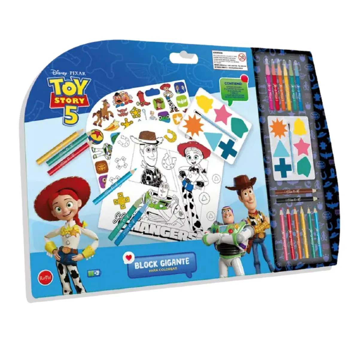 Block Gigante con Colores y Stickers - Toy Story 5