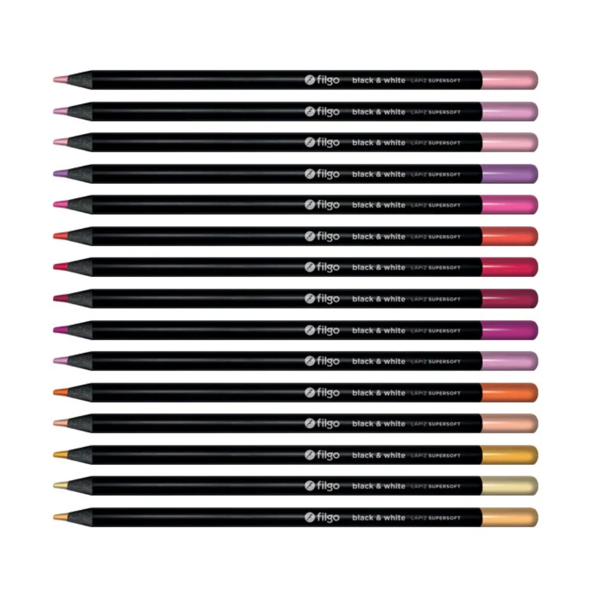 Colores SuperSoft Cálidos x15 - Filgo