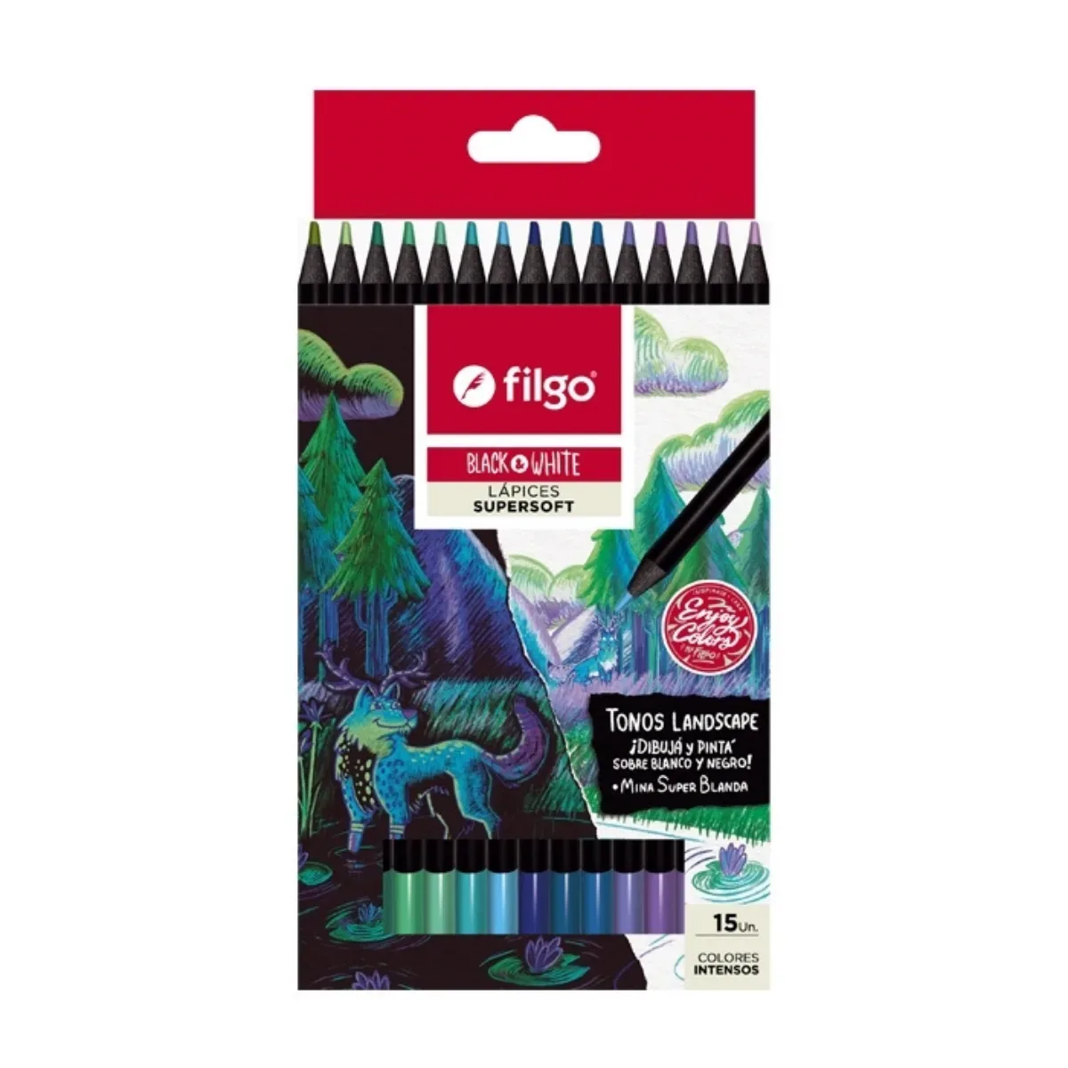 Colores SuperSoft Fríos x15 - Filgo