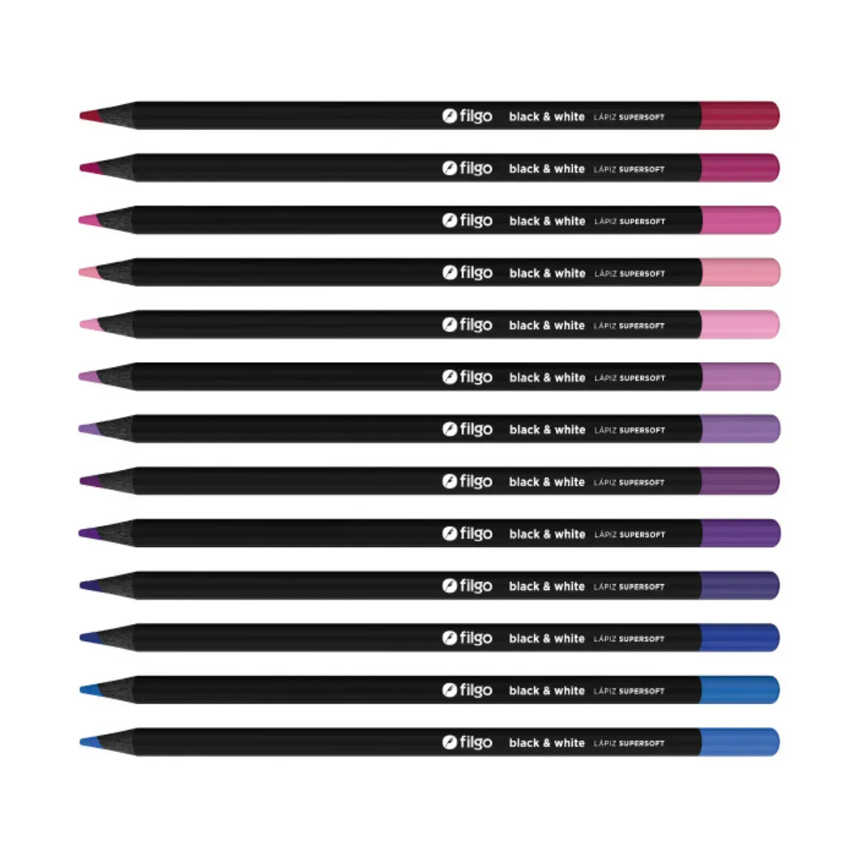 Estuche metálico SuperSoft x50 Colores - Filgo