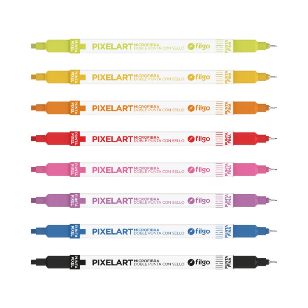 Microfibra con sello Pixelart x8 Colores - Filgo