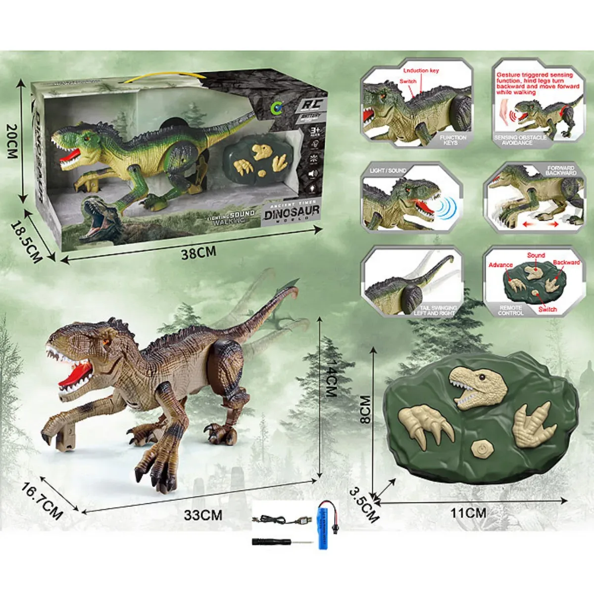 Dinosaurio a Control Remoto