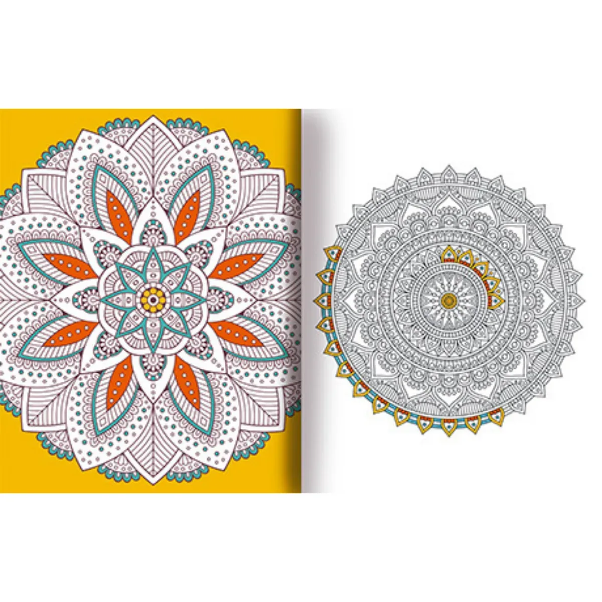 Libro para Colorear Adultos - Arte en Mandalas