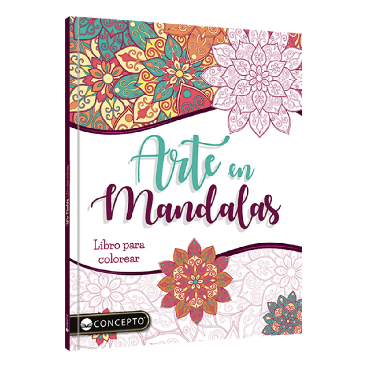 Libro para Colorear Adultos - Arte en Mandalas