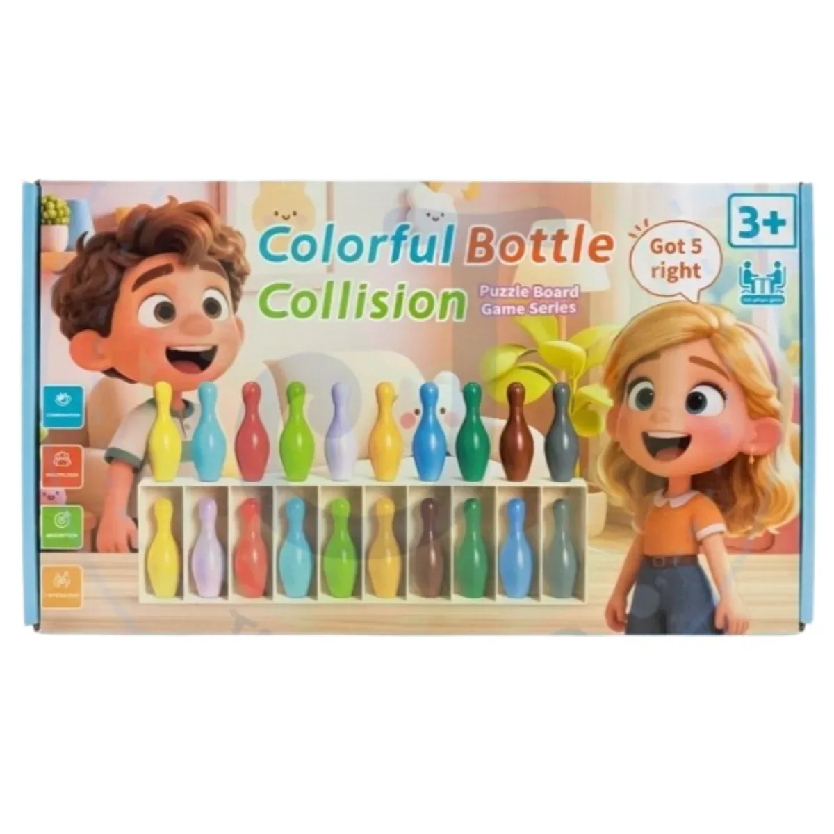 Memoriza y Combina Botellas de Colores
