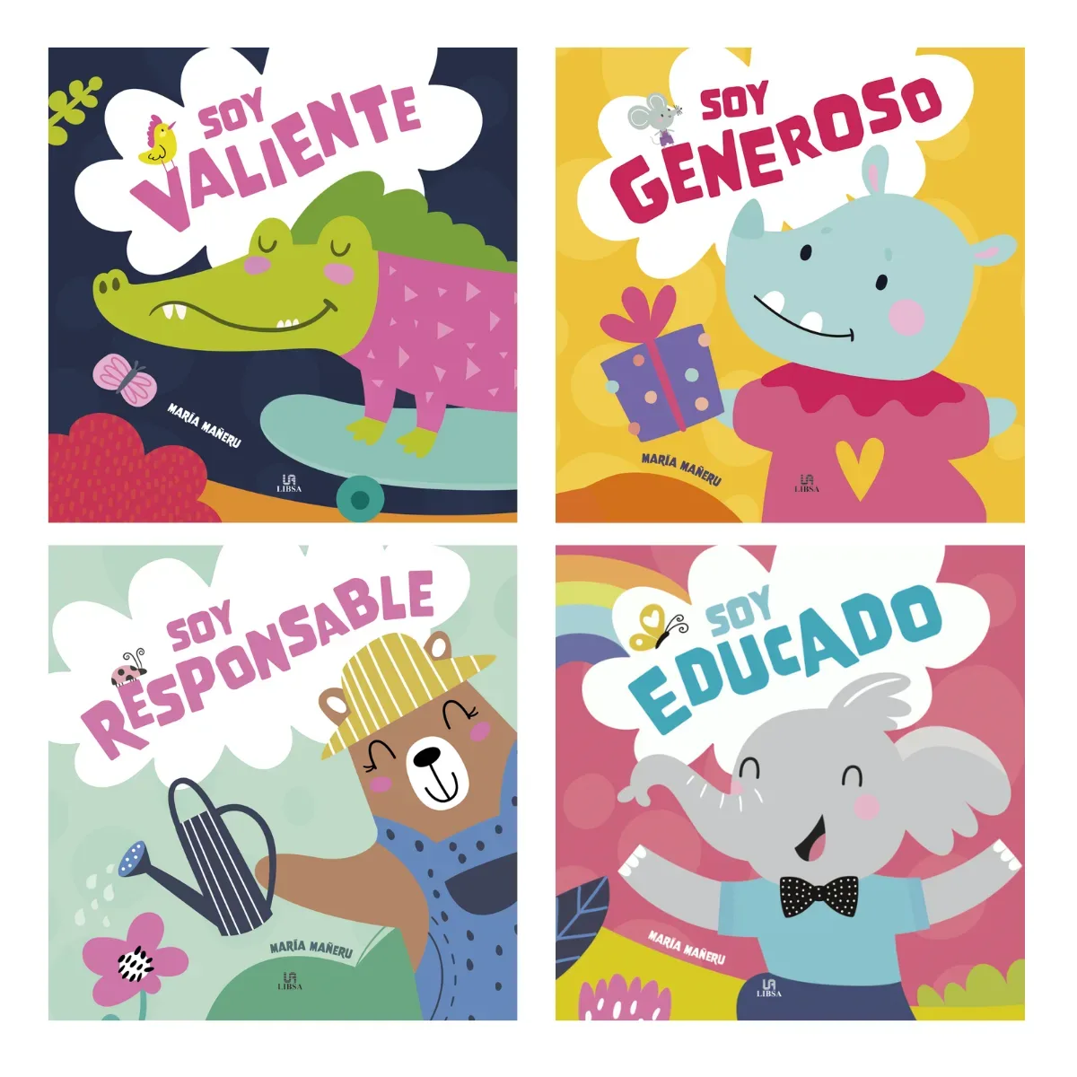 Colección Educar en Valores - 4 Libros