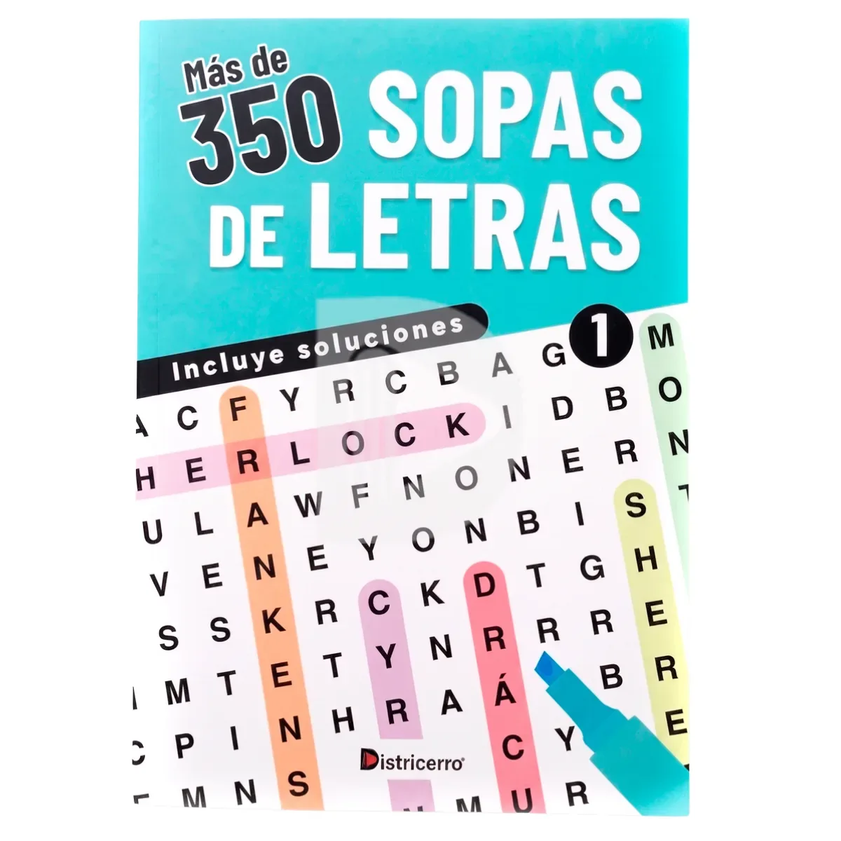 Libro 350 Sopa de Letras - Tomo 1