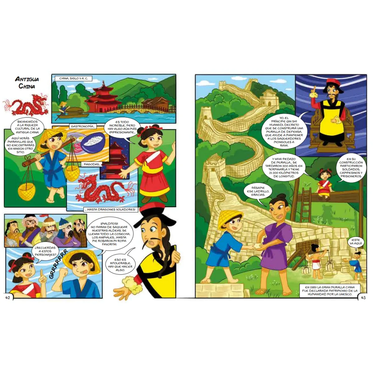 Libro Antiguas Civilizaciones en Cómic