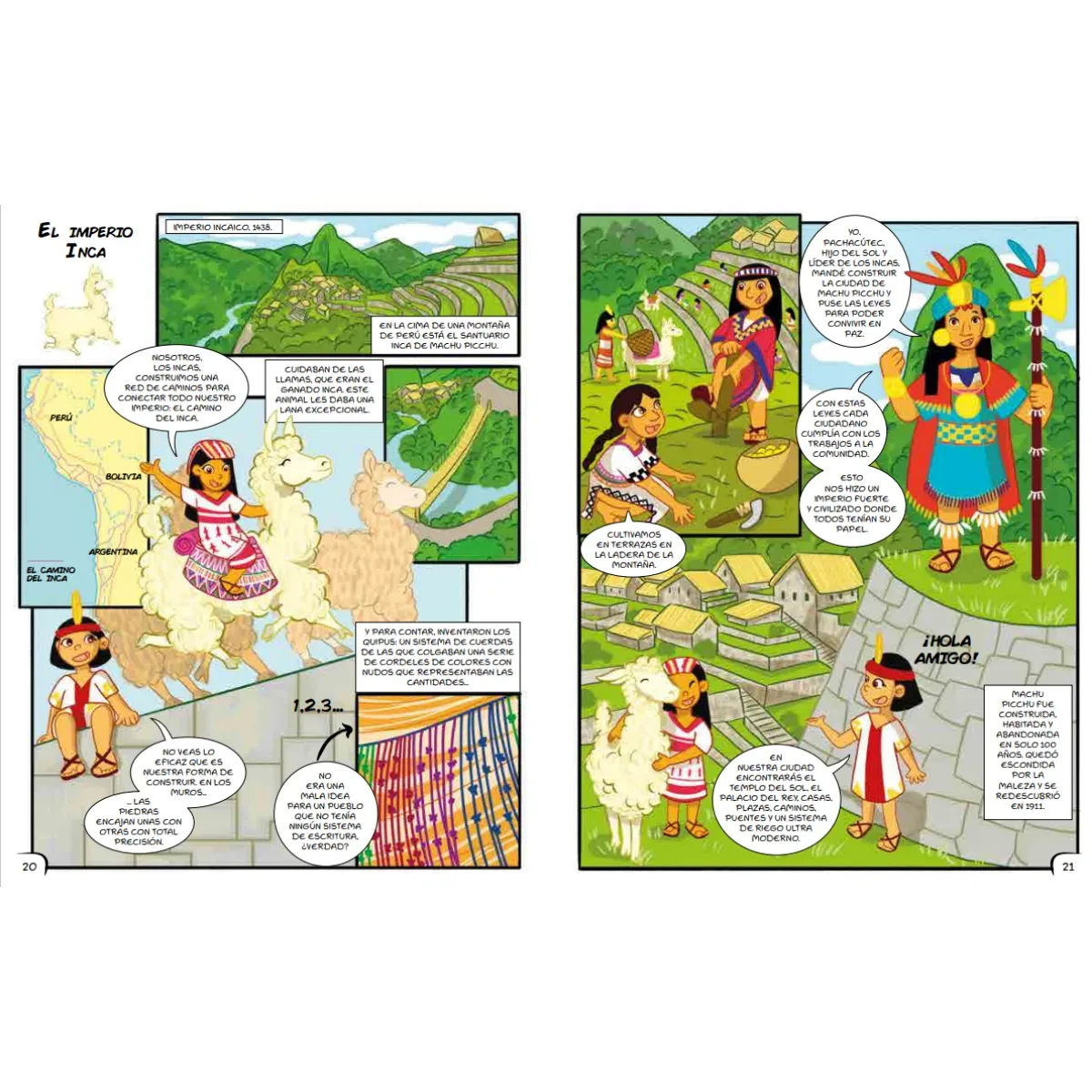 Libro Antiguas Civilizaciones en Cómic