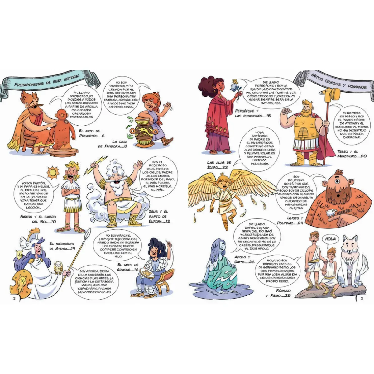 Libro Mitología en Cómic