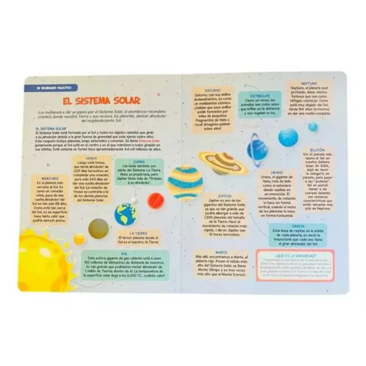 Libro los peques descubrimos El Sistema Solar
