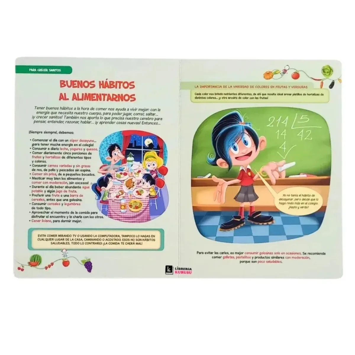 Libro los peques descubrimos Nuestros Hábitos Saludables