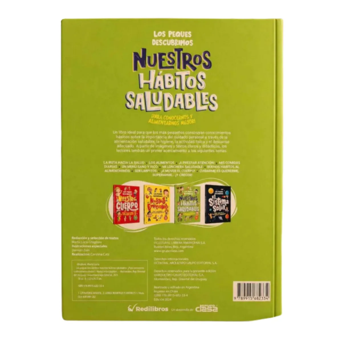 Libro los peques descubrimos Nuestros Hábitos Saludables
