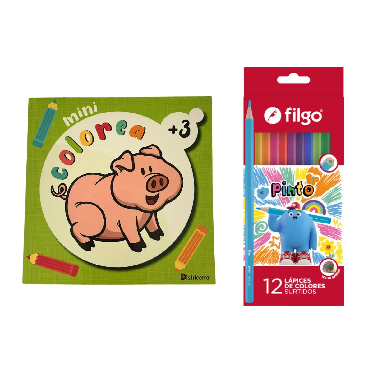 Mini Libro para colorear con Colores