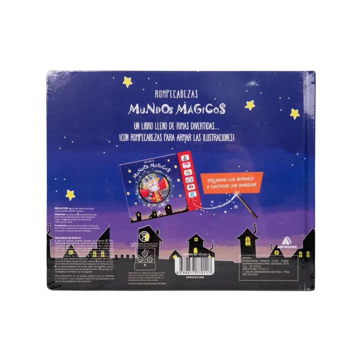 Libro con Sonidos y Puzzles - Mundos Mágicos