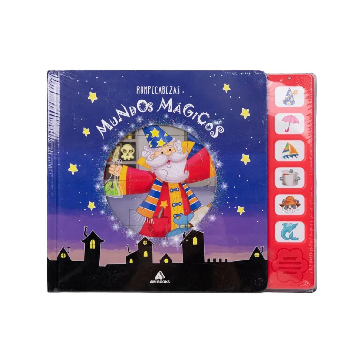 Libro con Sonidos y Puzzles - Mundos Mágicos