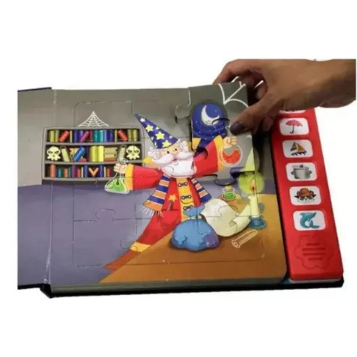 Libro con Sonidos y Puzzles - Mundos Mágicos