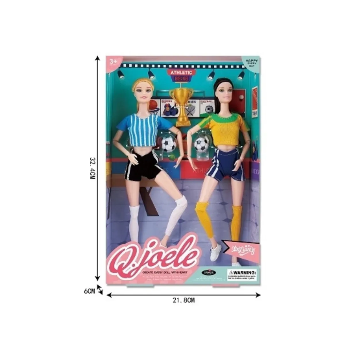 Muñeca articulada - Deportistas