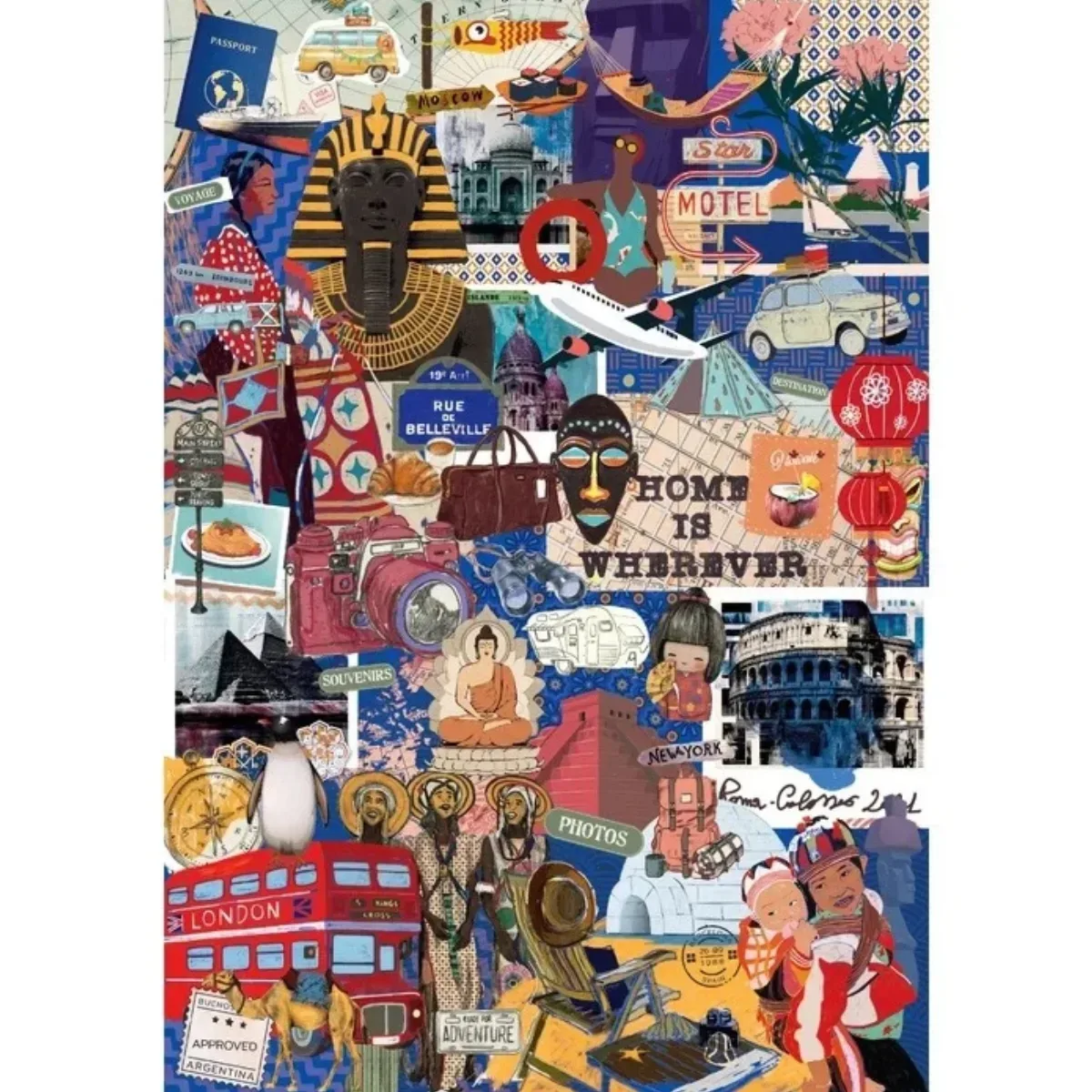 Puzzle Clementoni 1000 piezas - Viajes y Culturas