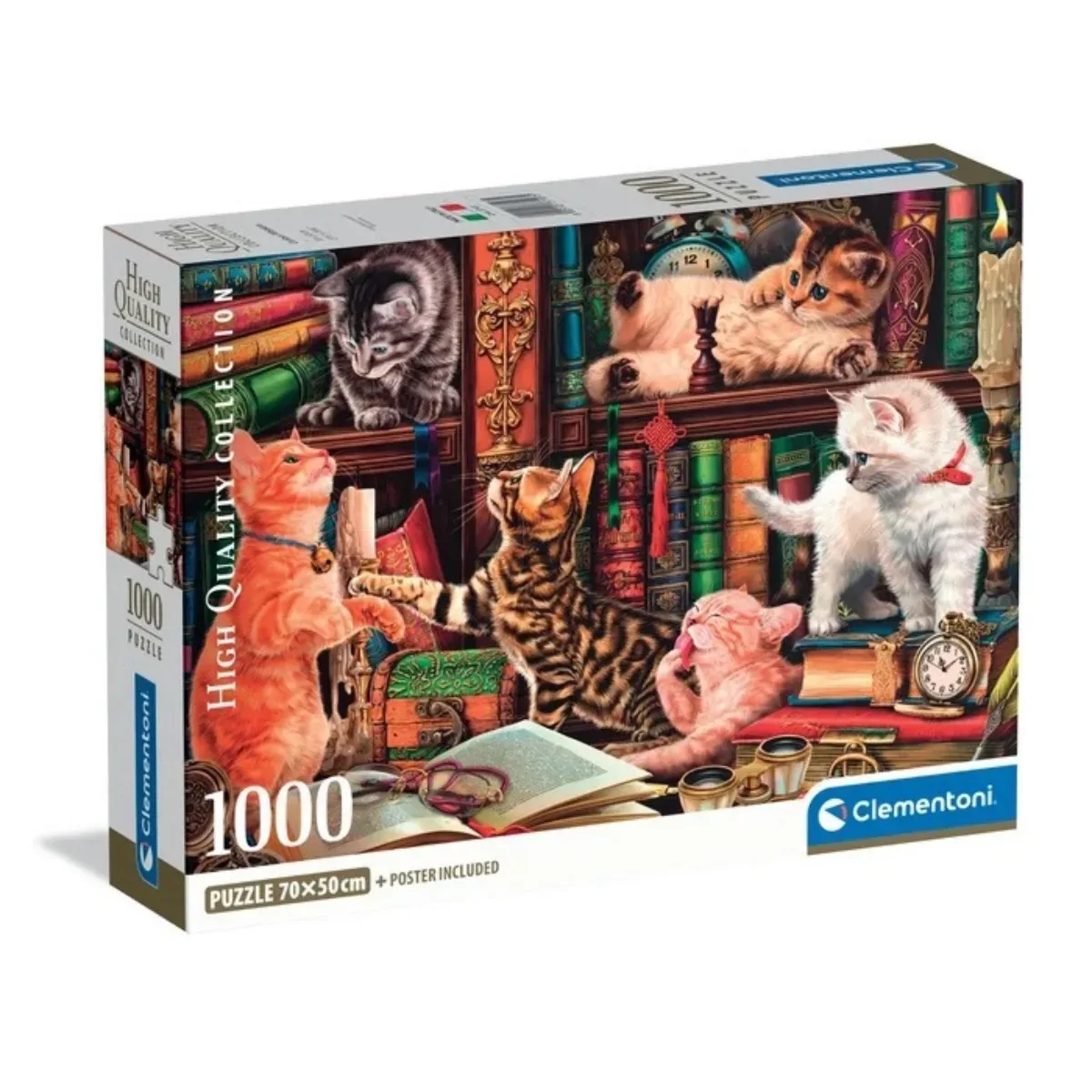 Puzzle Clementoni 1000 piezas - Gatitos Curiosos