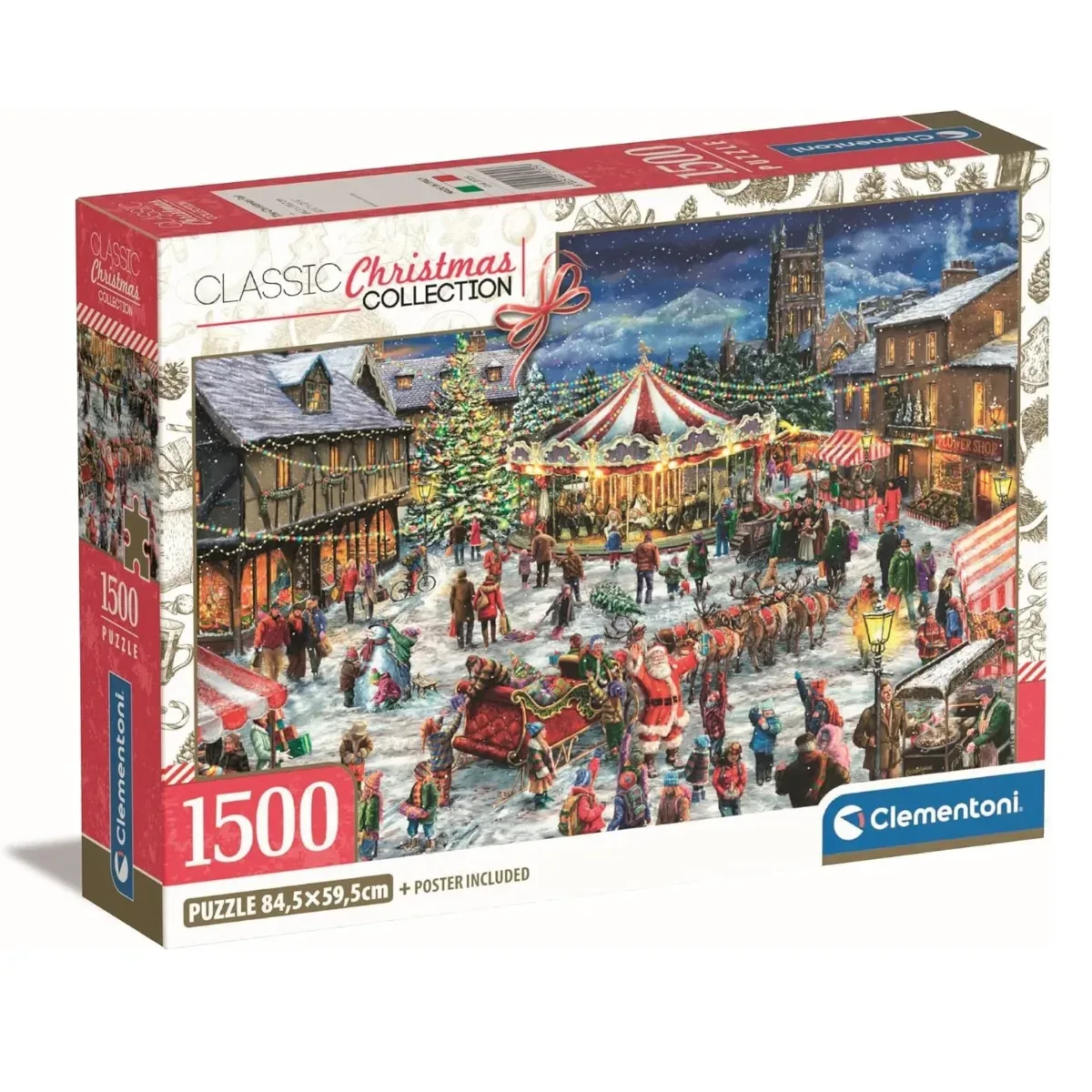 Puzzle Clementoni 1500 piezas - Feria de Navidad