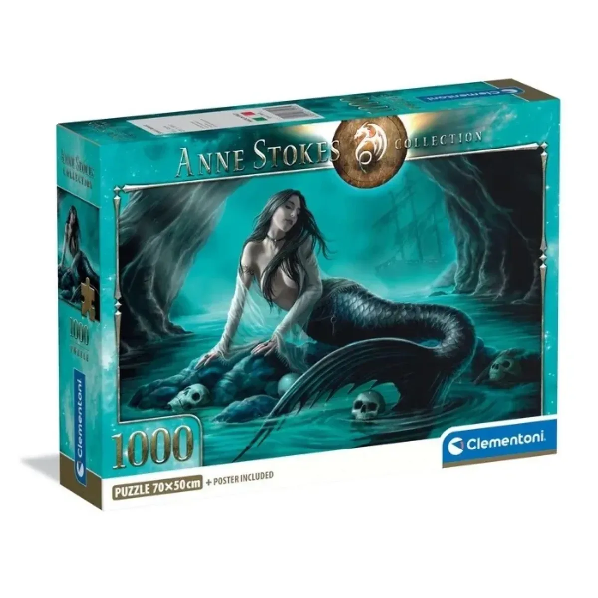 Puzzle Clementoni 1000 piezas - Anna Stokes Lamento de Sirena