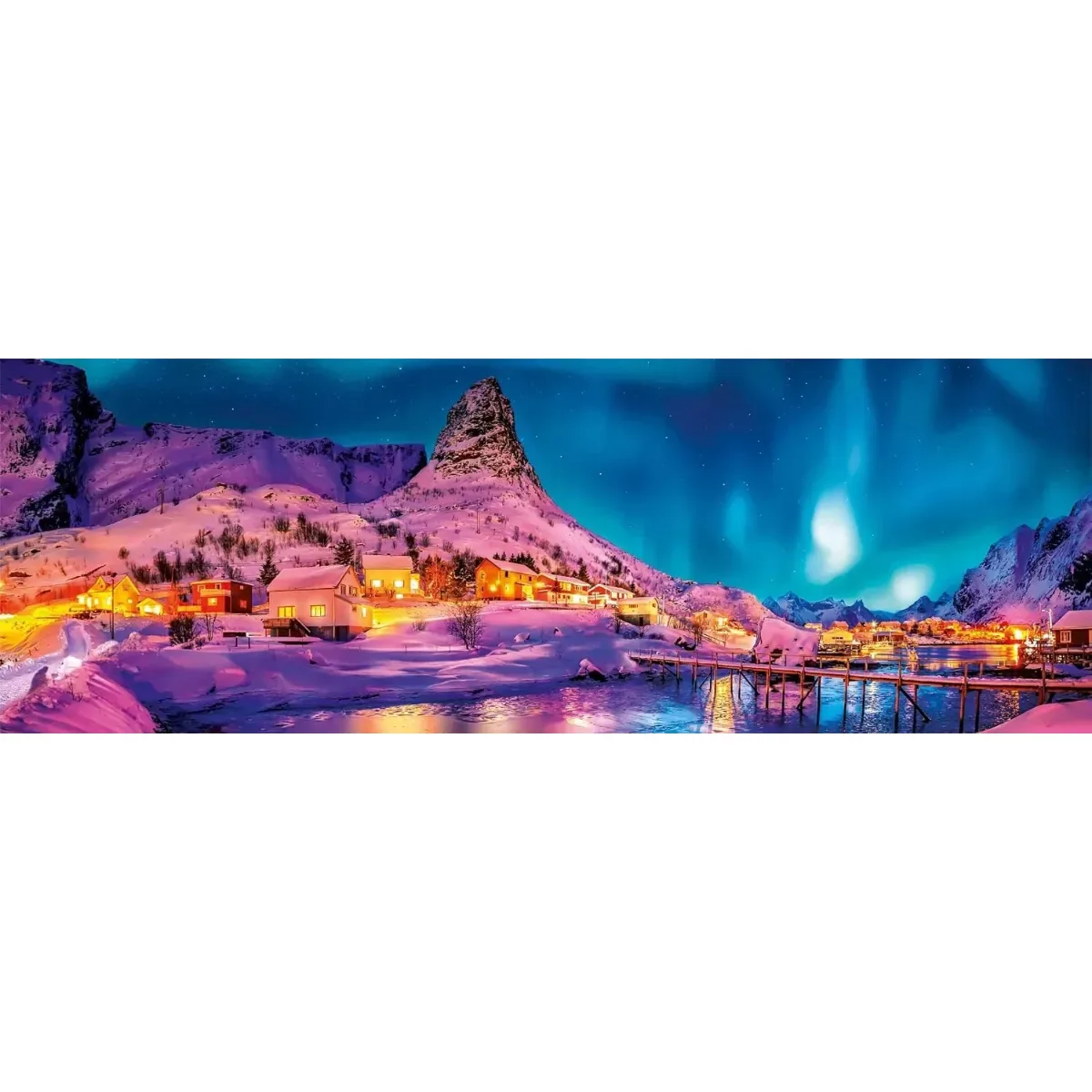 Puzzle Clementoni 1000 piezas - Noche en las Islas Lofoten