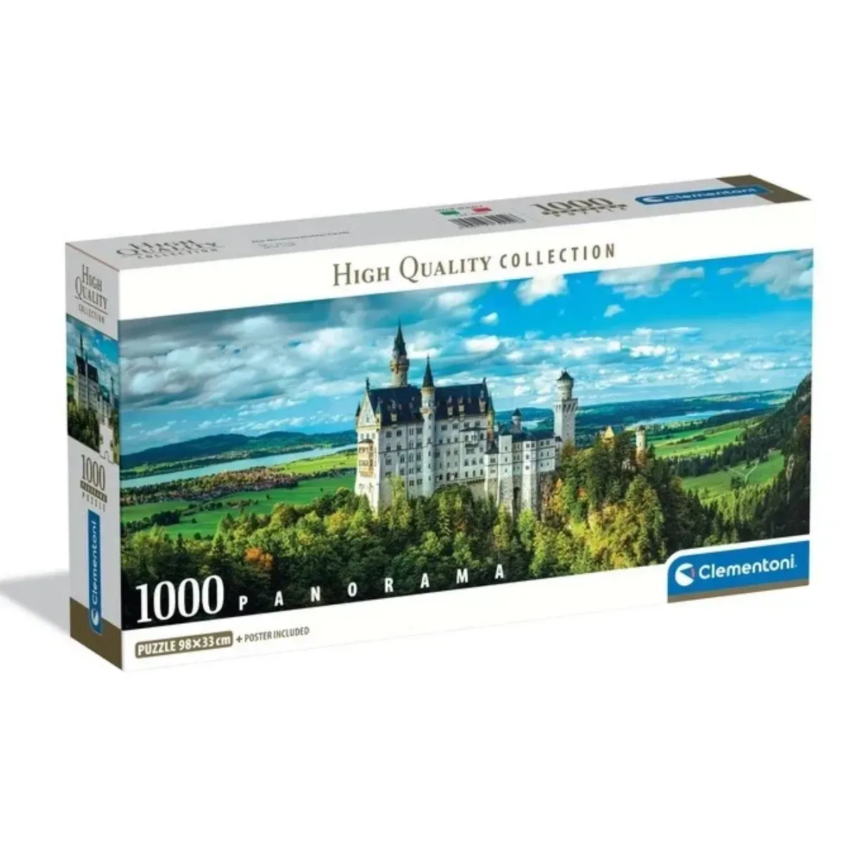 Puzzle Clementoni 1000 piezas - Castillo de Neuschwanstein
