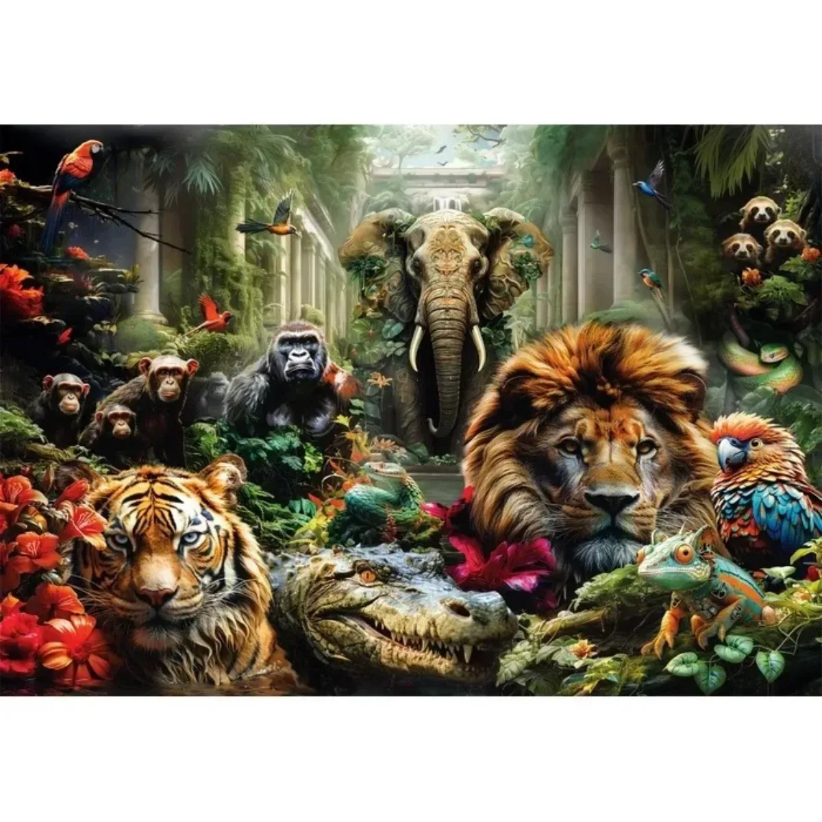 Puzzle Clementoni 1000 piezas - Jungla Mística