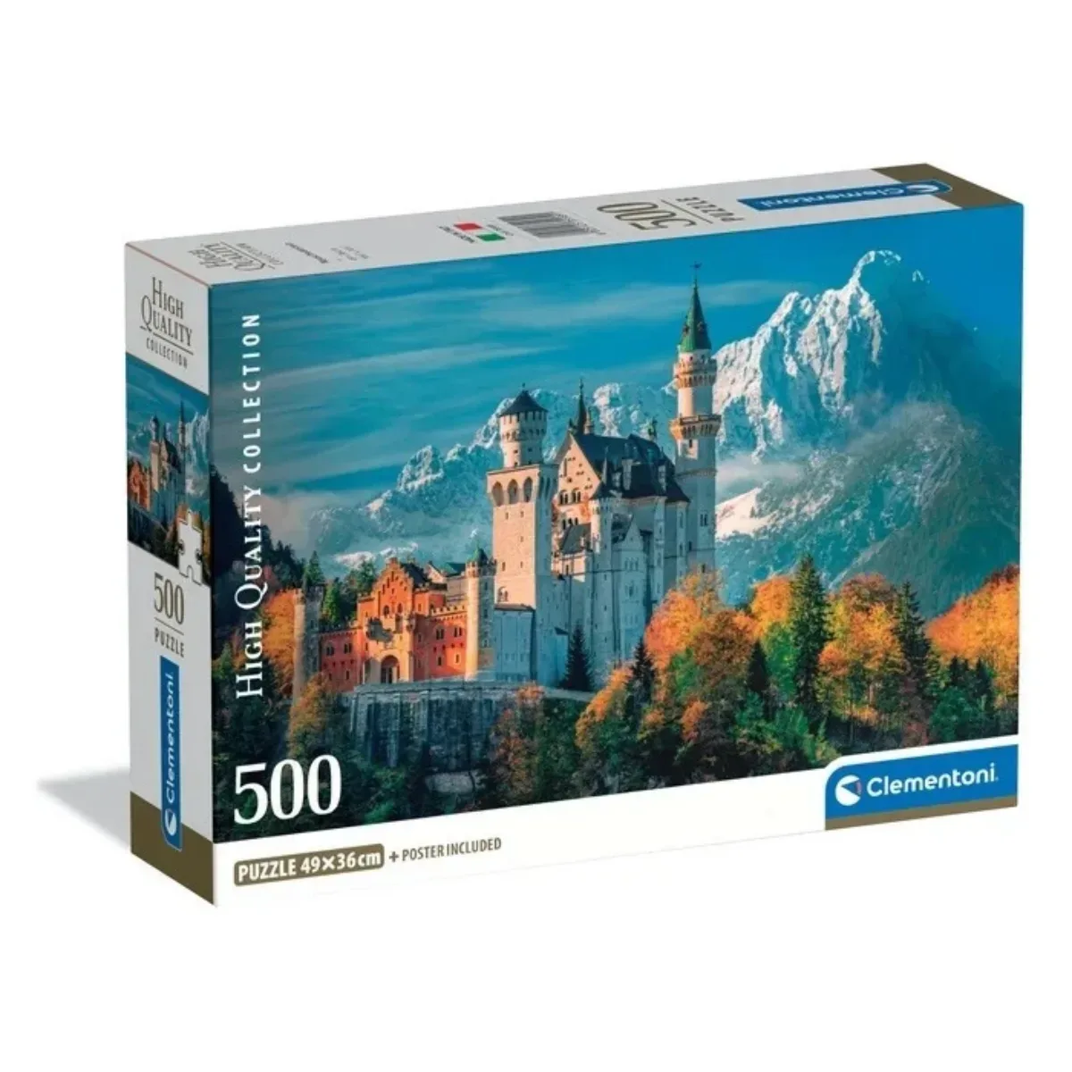 Puzzle Clementoni 500 piezas - Castillo Neuschwanstein