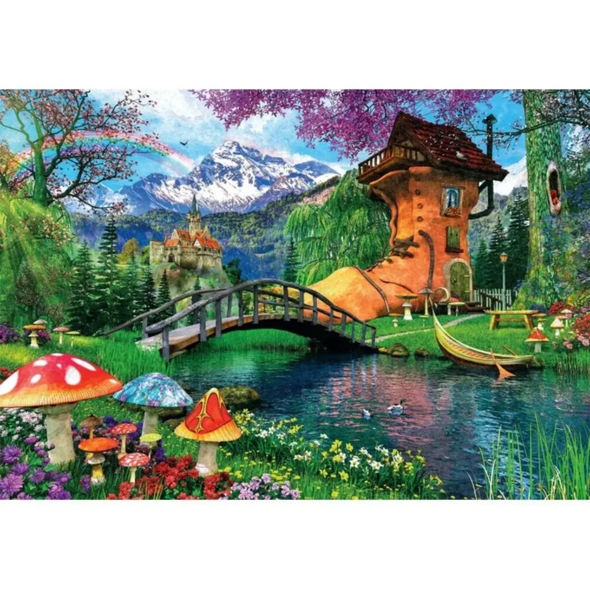 Puzzle Clementoni 500 piezas - La Vieja Casa de Zapatos