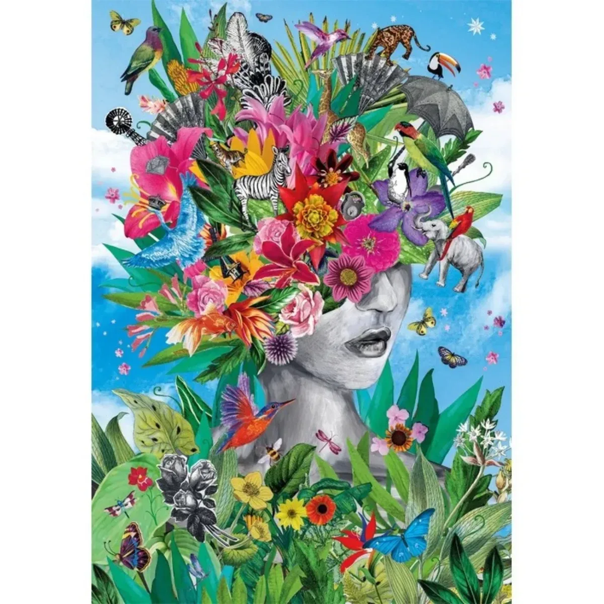 Puzzle Clementoni 500 piezas - Cabeza en la Jungla