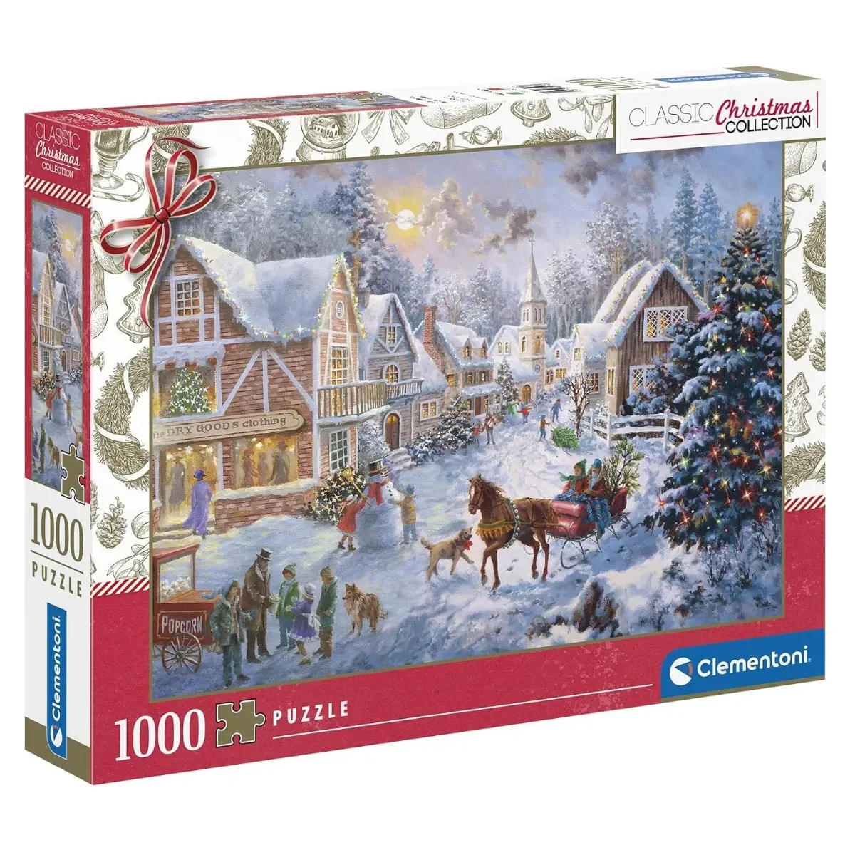 Puzzle Clementoni 1000 piezas - Preparándose para Navidad