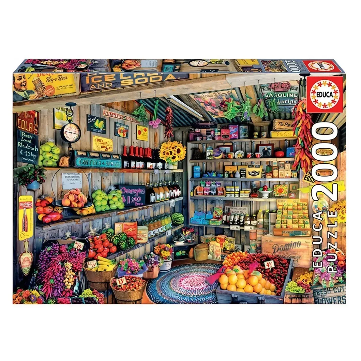 Puzzle Educa 2000 piezas - Tienda de Comestibles