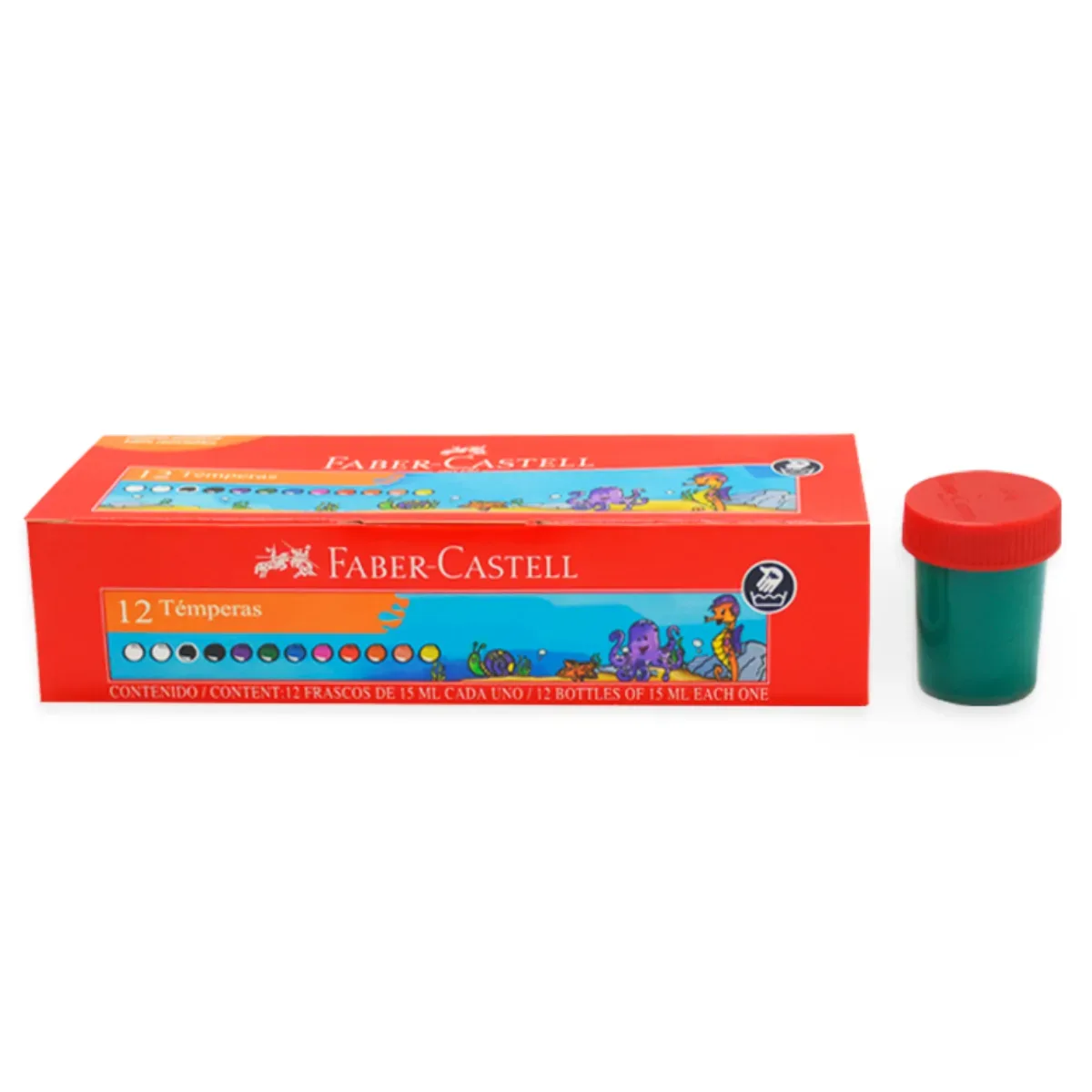 Temperas Surtidas x12 - Faber Castell