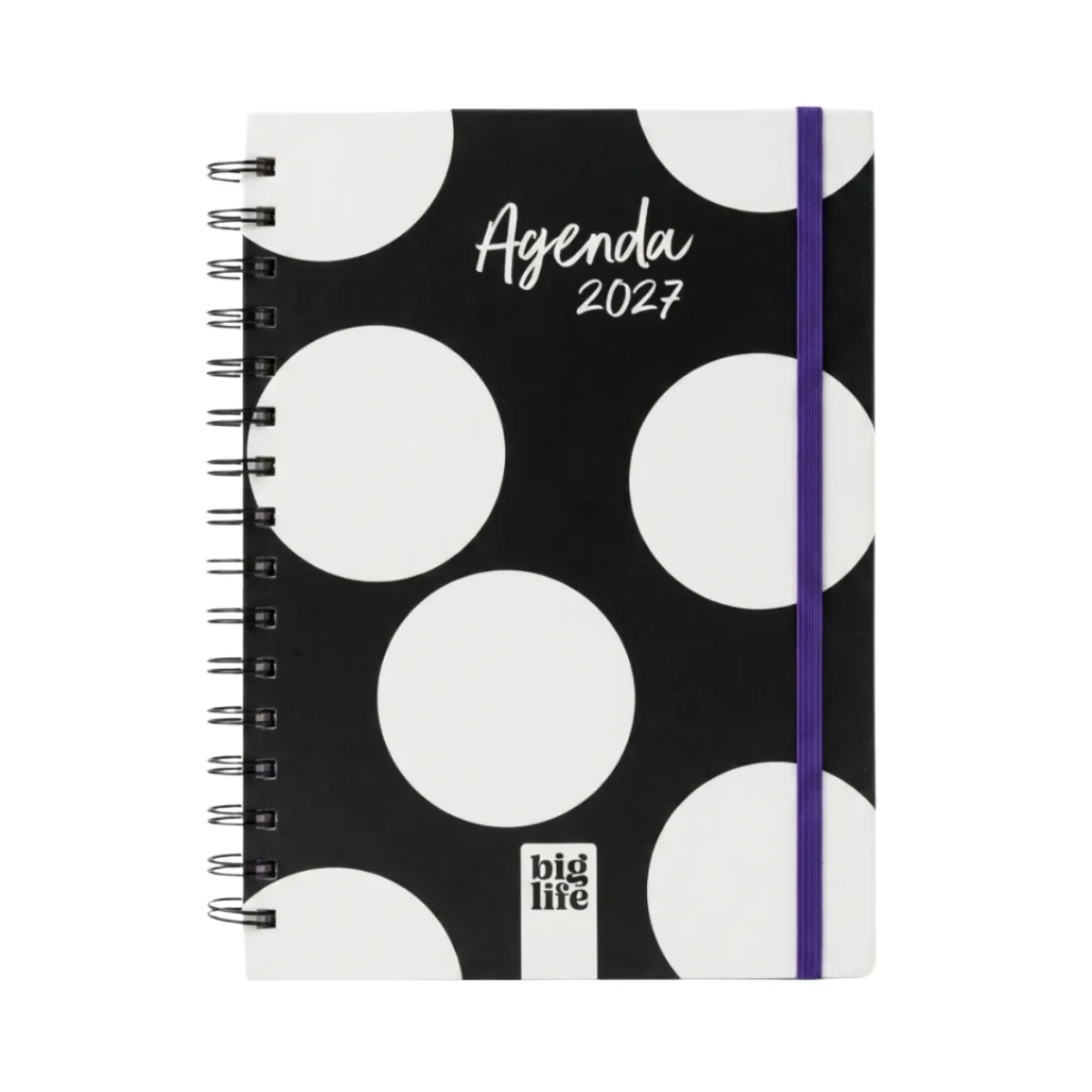 Agenda Diaria 2027 Lunares 16x22cm