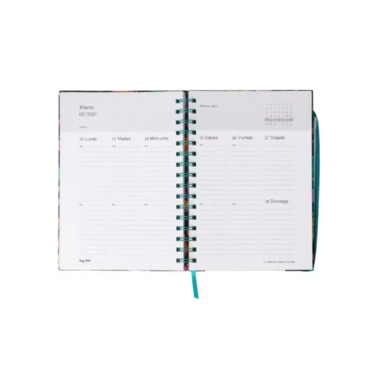 Agenda Diaria 2027 Memories 16x22cm