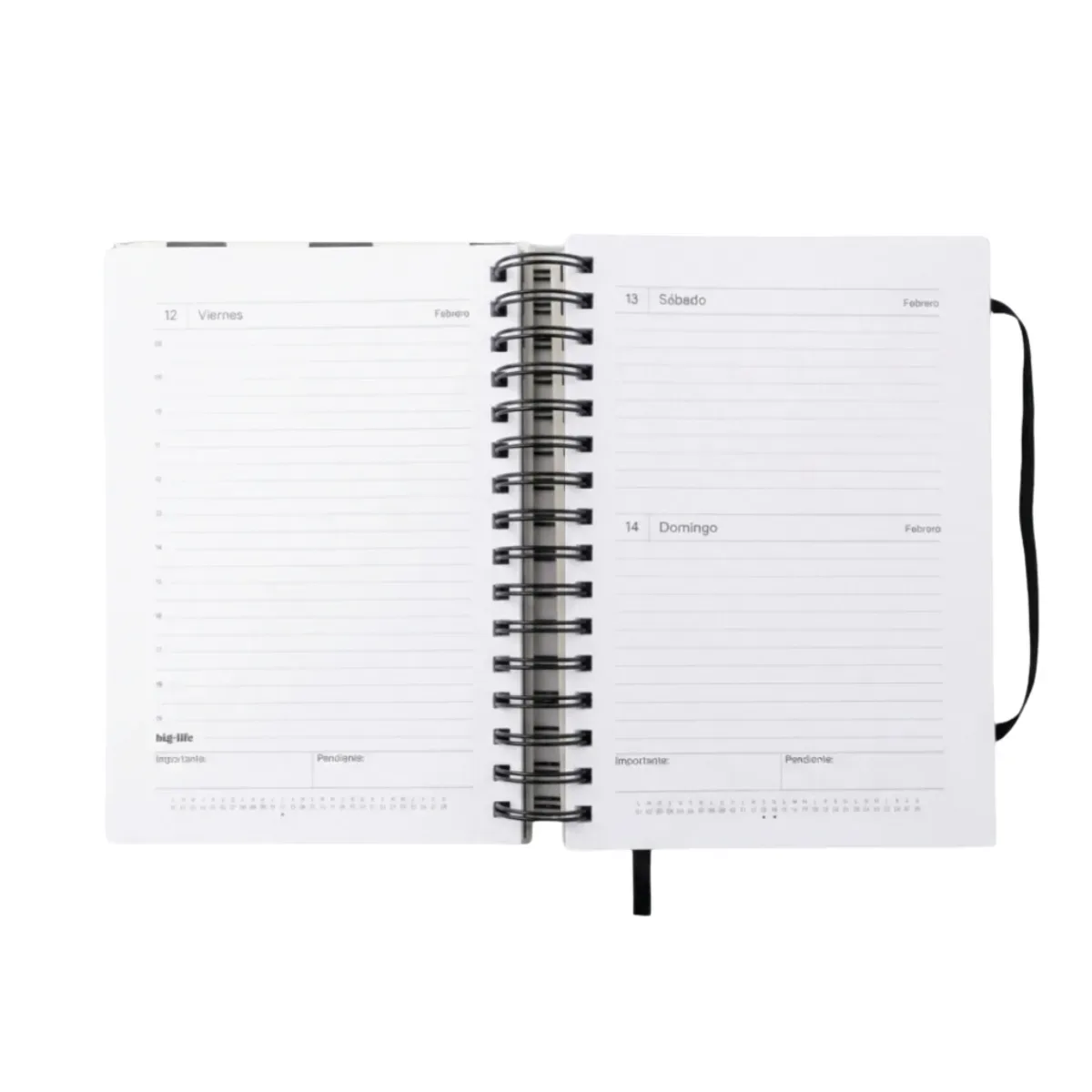 Agenda Diaria 2027 Monocromo 16x22cm