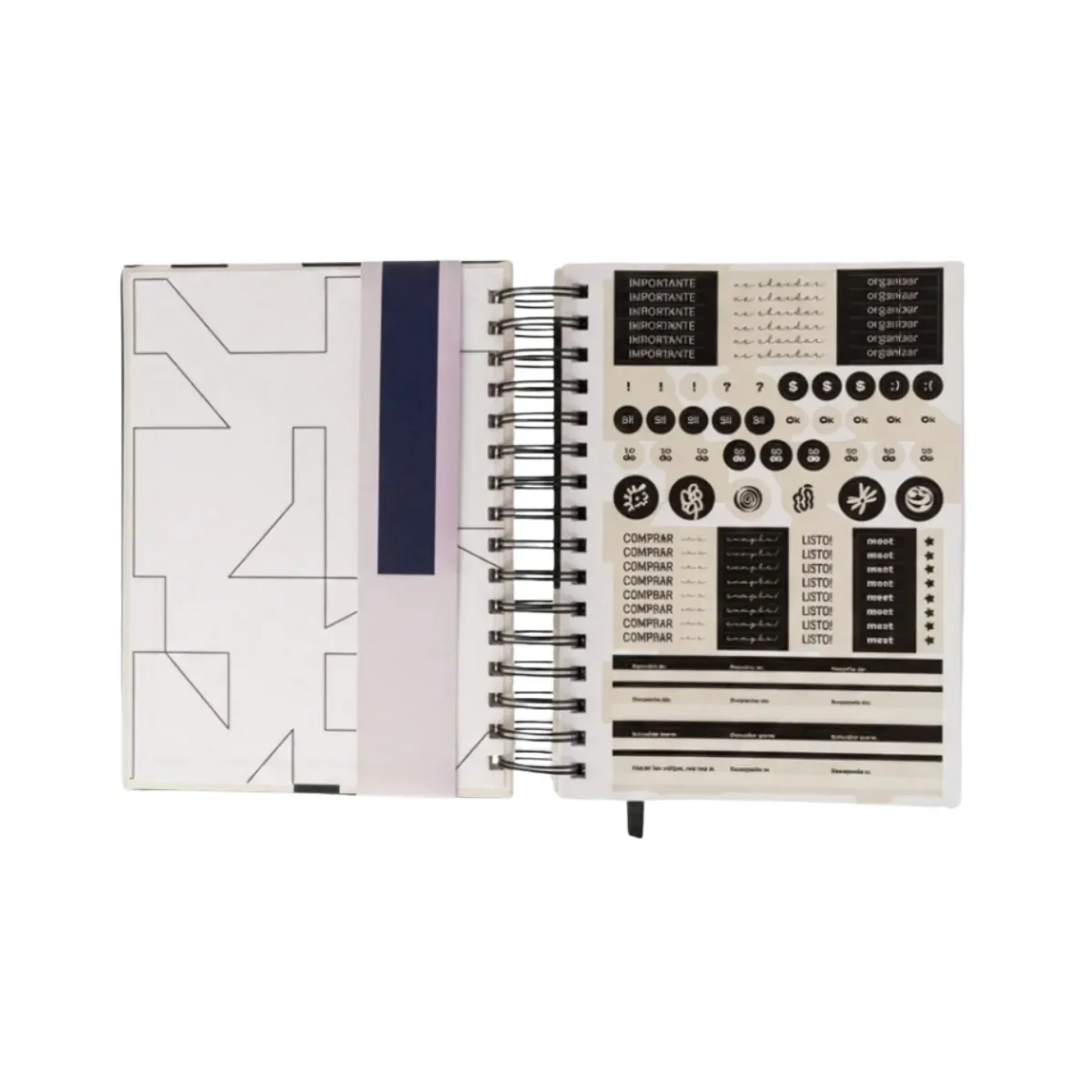 Agenda Diaria 2027 Monocromo 16x22cm