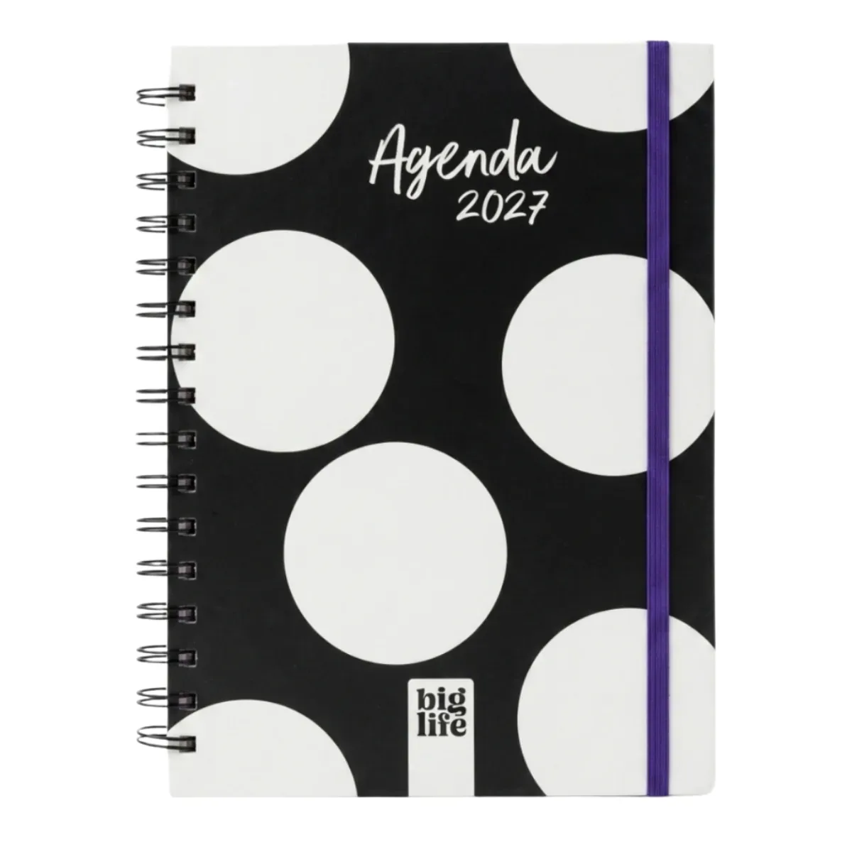 Agenda Semanal 2027 Lunares 16x22cm