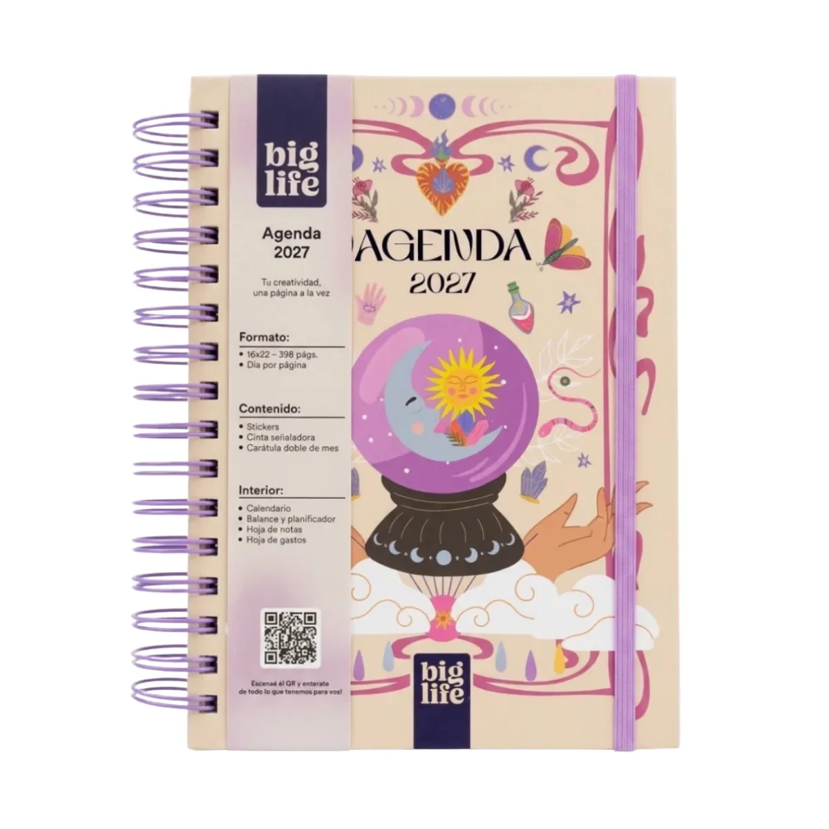 Agenda Diaria de Bolsillo 2027 Oráculo 10x15cm