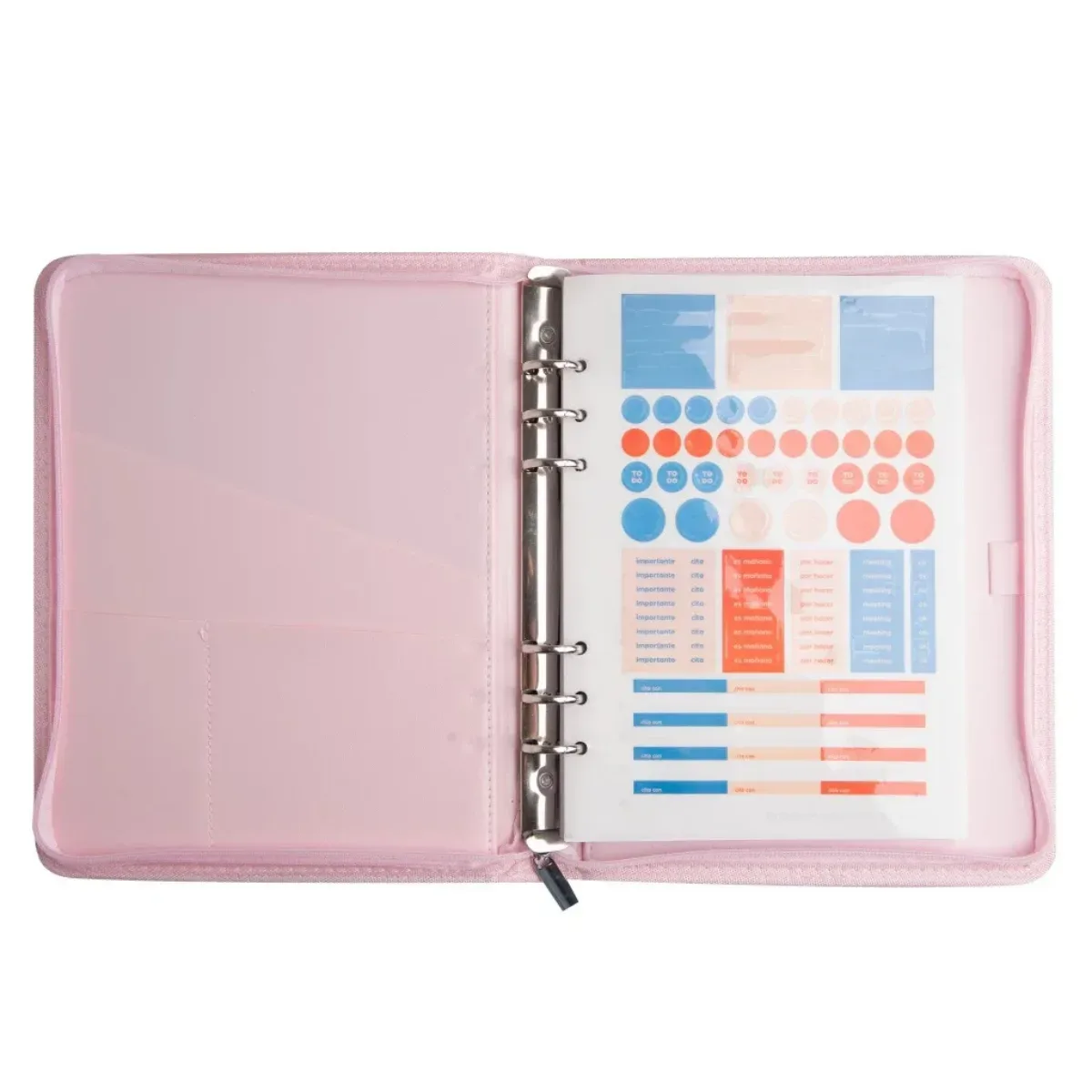 Agenda Perpetua Rosa - Planner Puffer